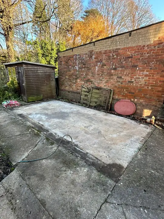 Site cleared after removal