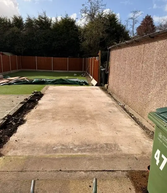 Site cleared after removal