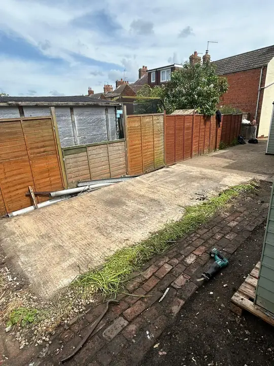Site cleared after removal